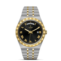 TUDOR Royal 41mm Yellow Gold and Steel Day Date Automatic Watch M28603-0003 - Michael Jones Jeweller