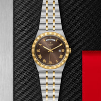 TUDOR Royal 41mm Yellow Gold and Stainless Steel Day Date Automatic Watch M28603-0007 - Michael Jones Jeweller