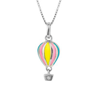 D for Diamond Childs Hot Air Balloon Pendant - Michael Jones Jeweller