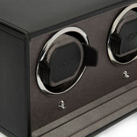 WOLF Cub Double Black Watch Winder with Cover - ONLINE EXCLUSIVE - Michael Jones Jeweller
