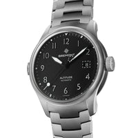 Bremont Altitude 39 Date Automatic Watch ALT39-DT-SS-BK-B - Michael Jones Jeweller