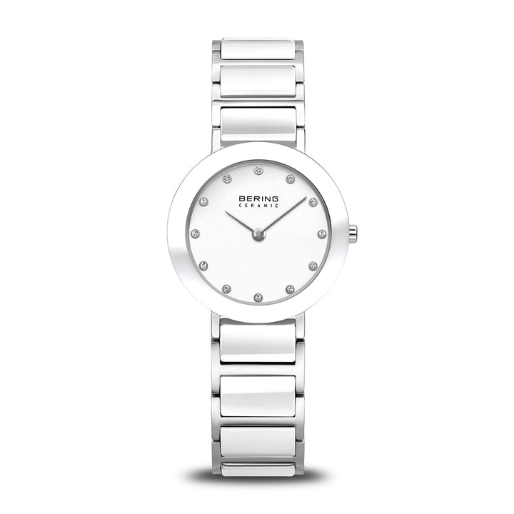 Bering 29mm White Ceramic Quartz Watch 11429-754