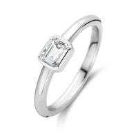 Ti Sento Octagonal Cubic Zirconia Ring - Michael Jones Jeweller