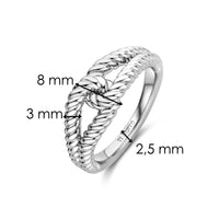 Ti Sento Rope Knot Ring - Michael Jones Jeweller