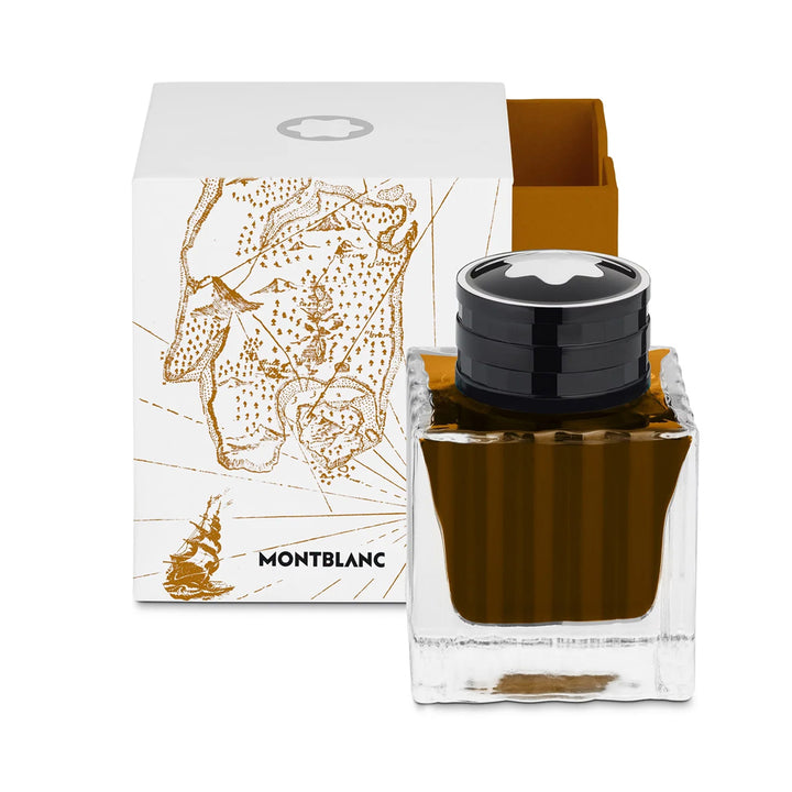 Montblanc Collector Lines - Ink bottle 50ml, brown, Homage to Robert Louis Stevenson