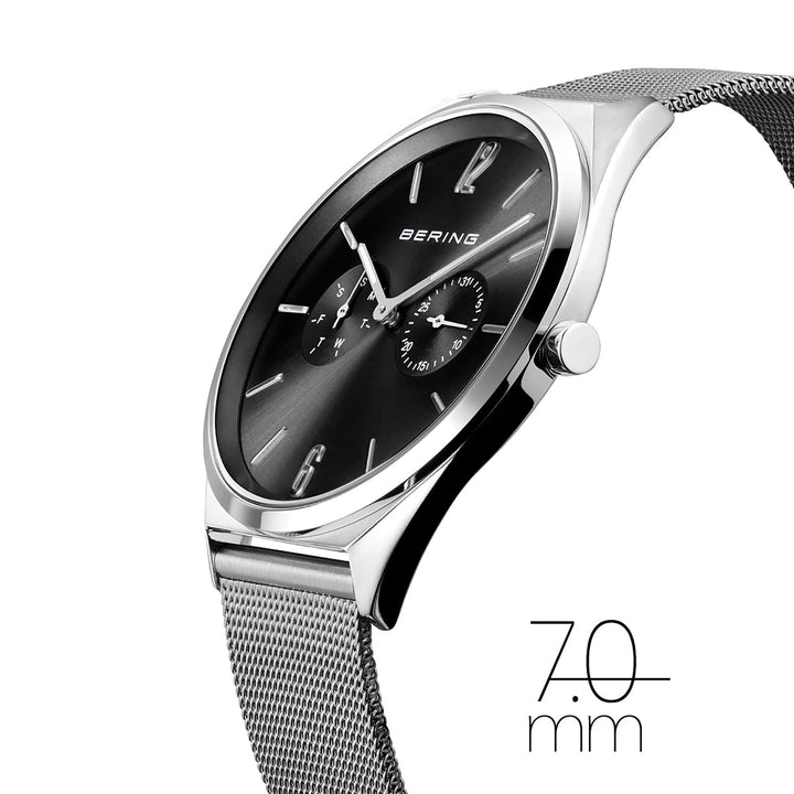 Bering 40mm Ultra Slim Steel Quartz Watch 17140-002