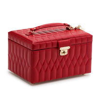 Wolf Caroline Red Medium Jewellery Box - Michael Jones Jeweller