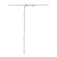 Ti Sento Yellow Gold Plated Synthetic Pearl and Cubic Zirconia Necklace - Michael Jones Jeweller