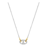 Ti Sento Cubic Zirconia Coffee Bean Necklace - Michael Jones Jeweller