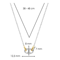 Ti Sento Cubic Zirconia Coffee Bean Necklace - Michael Jones Jeweller