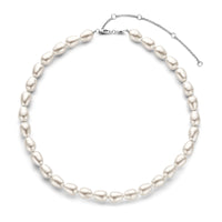 Ti Sento Baroque Pearl White Necklace - Michael Jones Jeweller