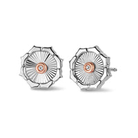 Clogau Nos Da Silver Stud Earrings - Michael Jones Jeweller