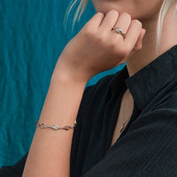 Clogau Past Present Future Silver Multi-Link Bracelet - Michael Jones Jeweller