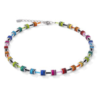 Coeur De Lion GeoCUBE® Multicolour Necklace Classic Polaris & Rhinestone - Michael Jones Jeweller