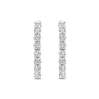 Ti Sento Cubic Zirconia Medium 18mm Huggy Hoop Earrings - Michael Jones Jeweller