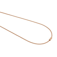 FOPE Aria 18ct Rose Gold 0.02ct Diamond Set Necklace 43cm - Michael Jones Jeweller