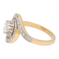 Pre-Owned Diamond Swirl Ring - Michael Jones Jeweller