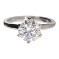 Diamond 2.20ct G SI1 Platinum Solitaire Ring - Michael Jones Jeweller