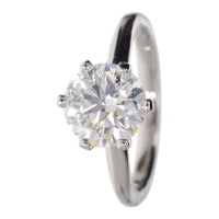 Diamond 2.20ct G SI1 Platinum Solitaire Ring - Michael Jones Jeweller