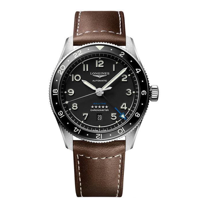 Longines SPIRIT ZULU TIME 42mm Automatic Watch L38124532