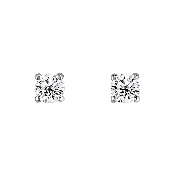 Diamond 0.54ct Stud Earrings in 18ct White Gold