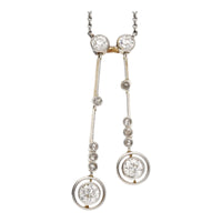 Pre-Owned Diamond Negligee Drop Necklace - Michael Jones Jeweller