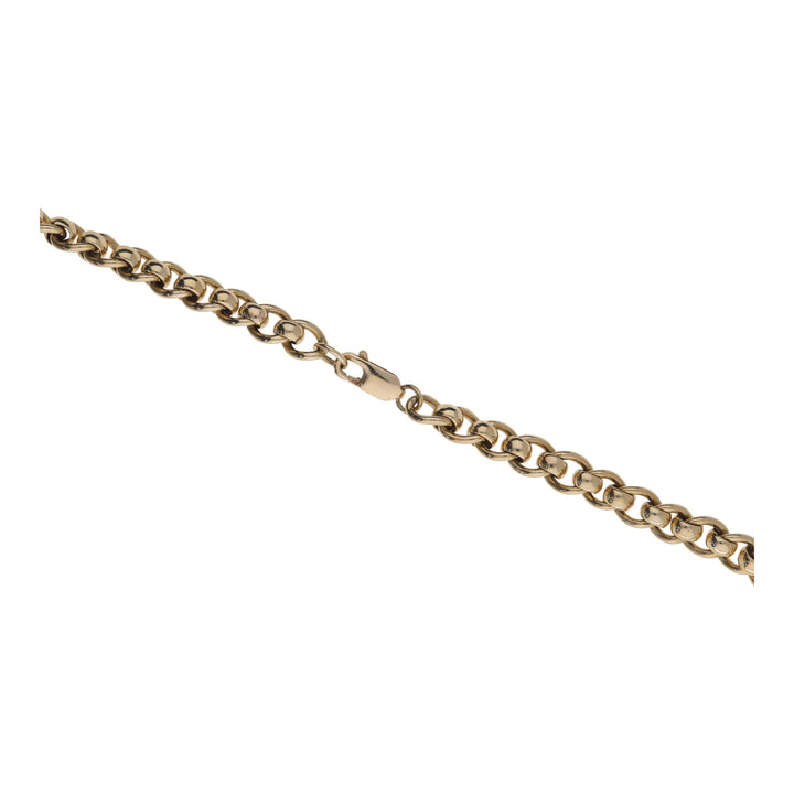 Pre-Owned Fancy 9ct Yellow Gold 18 Inch Chain