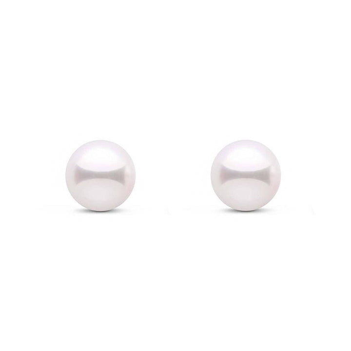 Cultured Pearl 18ct White Gold Stud Earrings 7mm