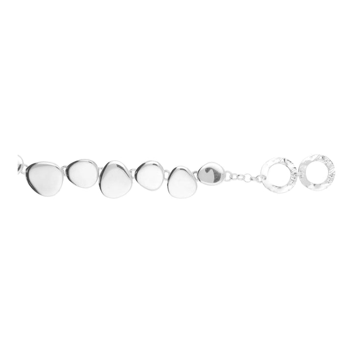 Chris Lewis Artic Stone - Silver One Line Bracelet