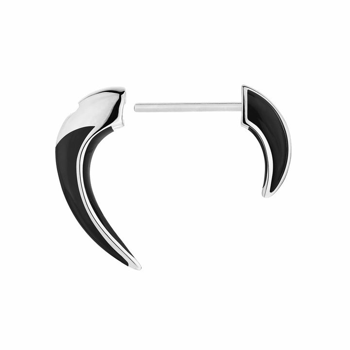 Shaun Leane Sabre Deco Silver Ceramic Talon Earrings