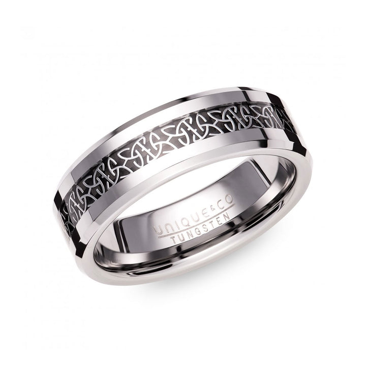 Unique & Co Tungsten Carbide Celtic Knot Ring