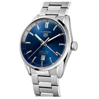 Tag Heuer Carrera 41mm 100m Twin Time Automatic Watch WBN201A.BA0640 - Michael Jones Jeweller