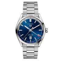 Tag Heuer Carrera 41mm 100m Twin Time Automatic Watch WBN201A.BA0640 - Michael Jones Jeweller