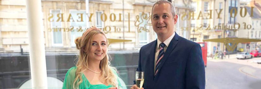 Congratulations to Amber, our Scholarship Recipient on her Graduation.