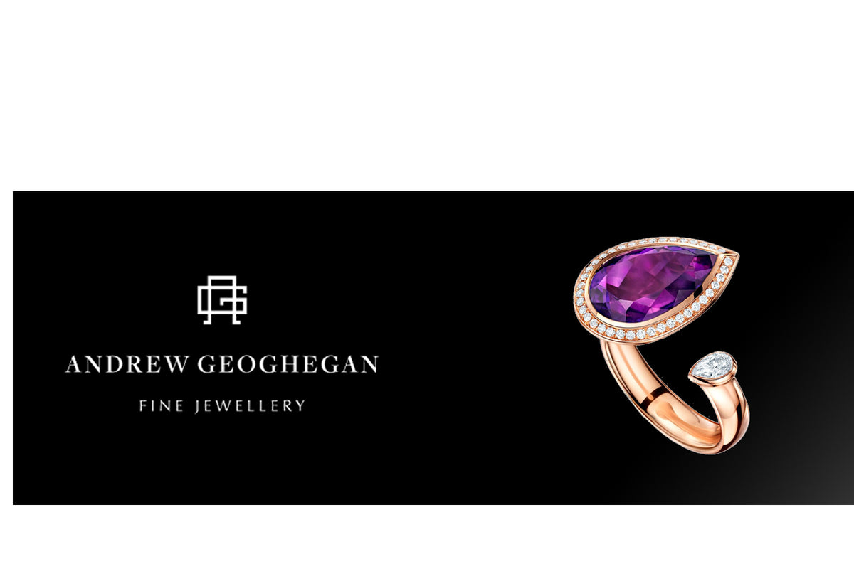 purple ring on a black background