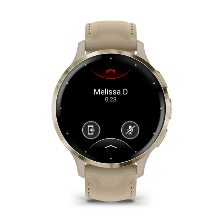 Garmin Venu 3S 41mm Soft Gold Stainless Steel Watch 010-02785-55