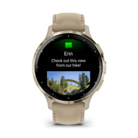 Garmin Venu 3S 41mm Soft Gold Stainless Steel Watch 010-02785-55