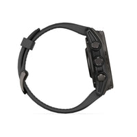 Garmin Fenix 8 43mm AMOLED Sapphire Carbon Grey DLC Pebble Grey Silicone Titanium Watch 010-02903-21