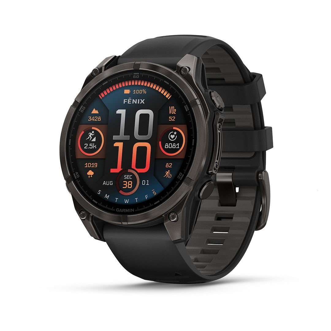 Garmin Fenix 8 47mm AMOLED Sapphire Carbon Grey 010-02904-21 - Michael Jones Jeweller