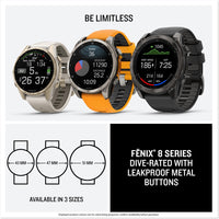 Garmin Fenix 8 47mm AMOLED Sapphire Carbon Grey 010-02904-21 - Michael Jones Jeweller