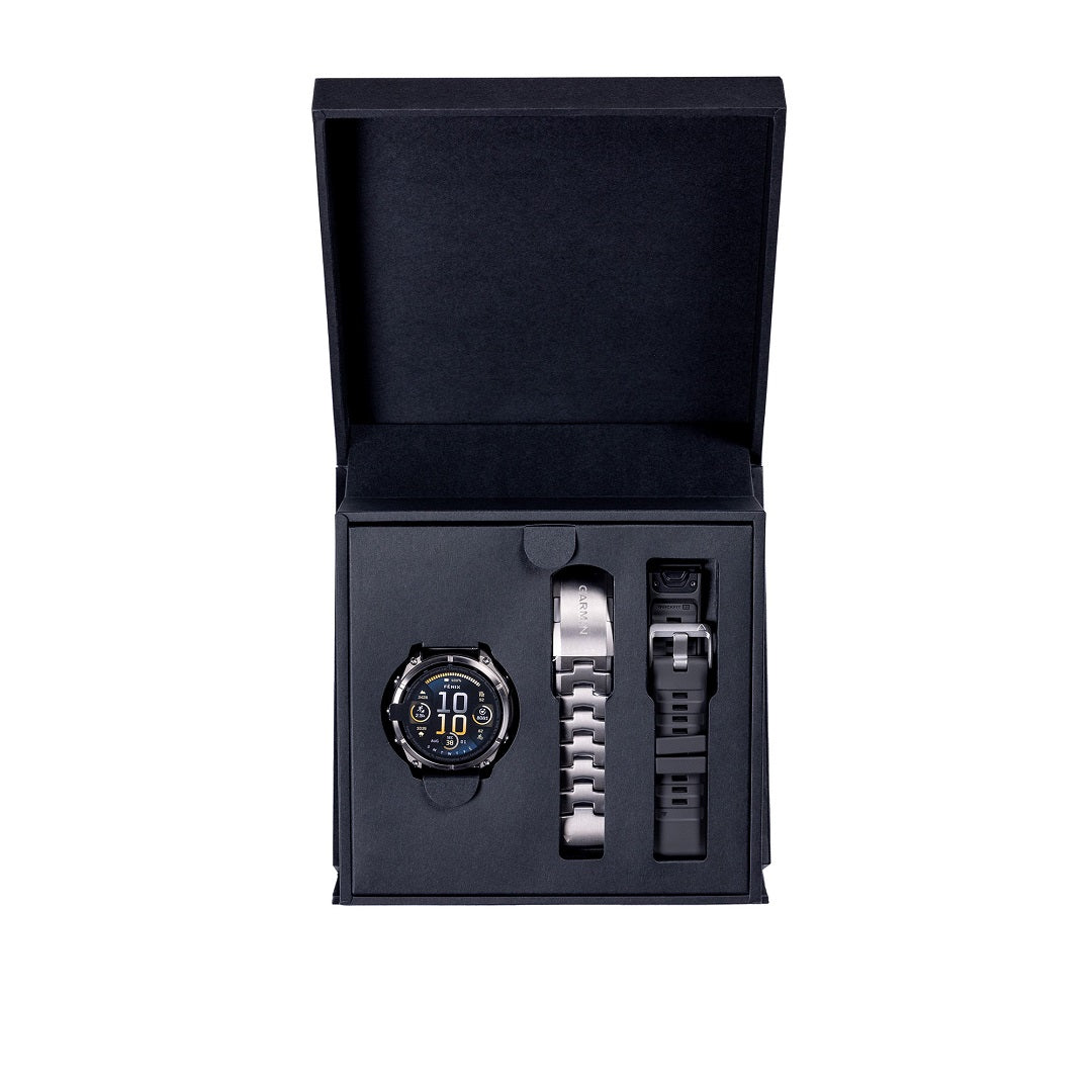 Garmin Fenix 8 47mm AMOLED Sapphire Titanium Vented Bracelet 010-02904-40 - Michael Jones Jeweller