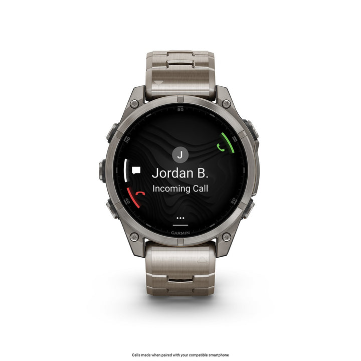 Garmin Fenix 8 47mm AMOLED Sapphire Titanium Vented Bracelet 010-02904-40 - Michael Jones Jeweller