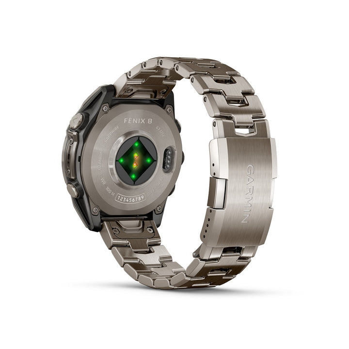Garmin Fenix 8 47mm AMOLED Sapphire Titanium Vented Bracelet 010-02904-40 - Michael Jones Jeweller