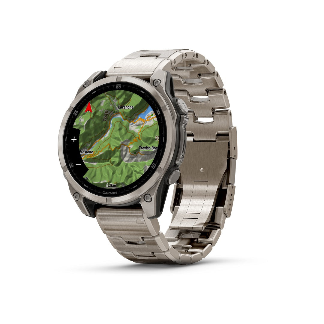 Garmin Fenix 8 47mm AMOLED Sapphire Titanium Vented Bracelet 010-02904-40 - Michael Jones Jeweller