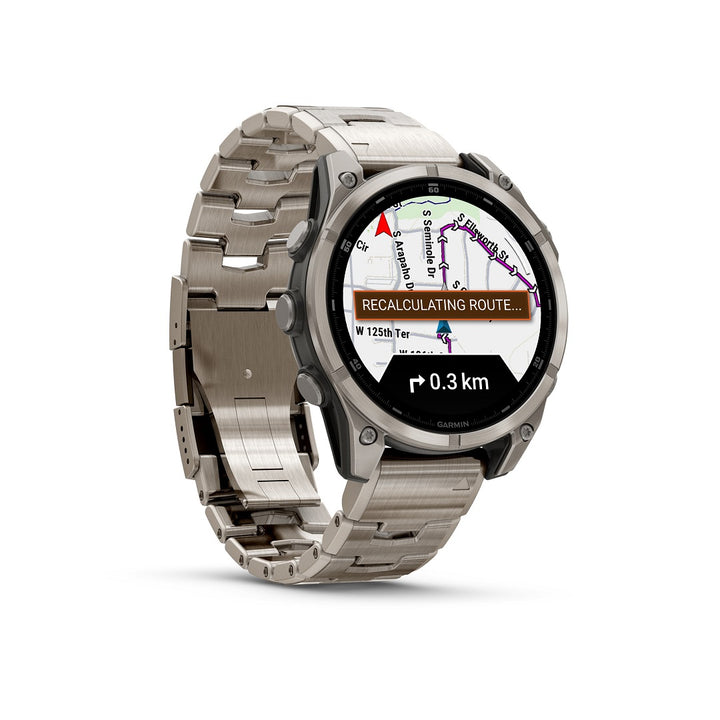 Garmin Fenix 8 47mm AMOLED Sapphire Titanium Vented Bracelet 010-02904-40 - Michael Jones Jeweller