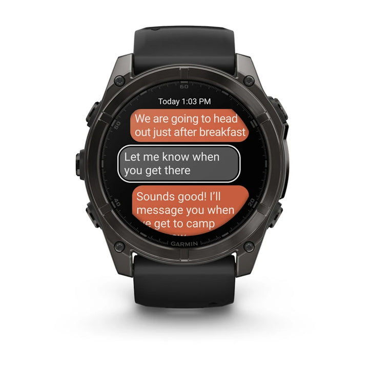 GARMIN Fenix 8 47mm AMOLED Sapphire Carbon Grey Watch 010-02905-21