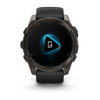 GARMIN Fenix 8 47mm AMOLED Sapphire Carbon Grey Watch 010-02905-21 - Michael Jones Jeweller