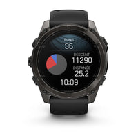 GARMIN Fenix 8 47mm AMOLED Sapphire Carbon Grey Watch 010-02905-21 - Michael Jones Jeweller