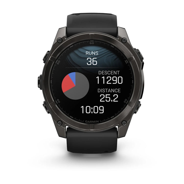 GARMIN Fenix 8 47mm AMOLED Sapphire Carbon Grey Watch 010-02905-21 - Michael Jones Jeweller