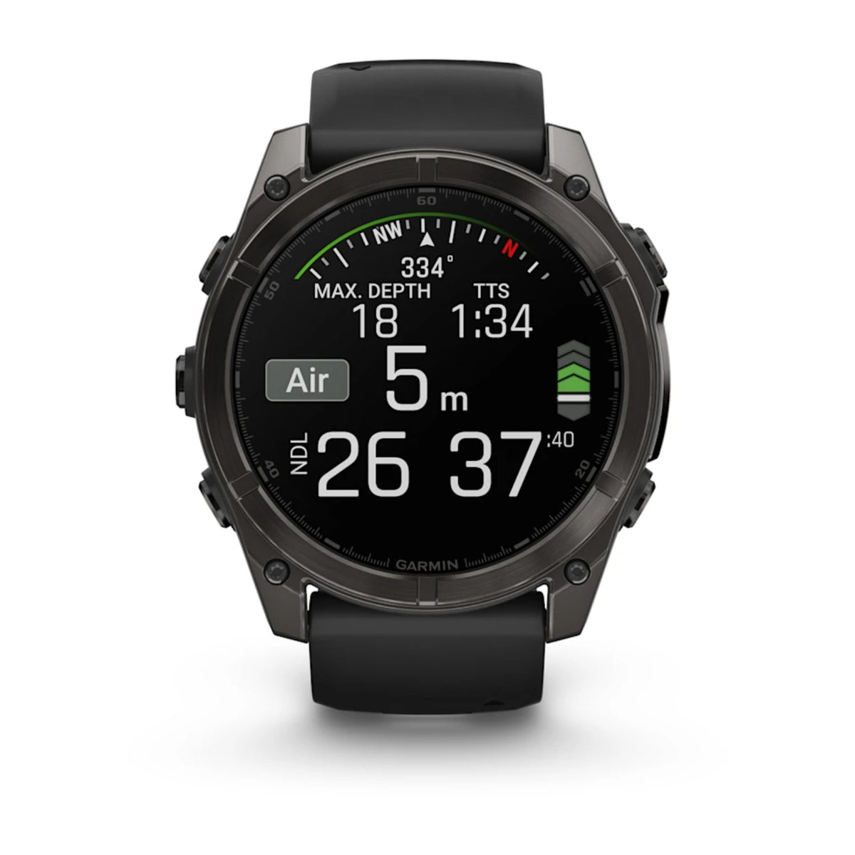 GARMIN Fenix 8 47mm AMOLED Sapphire Carbon Grey Watch 010-02905-21 - Michael Jones Jeweller
